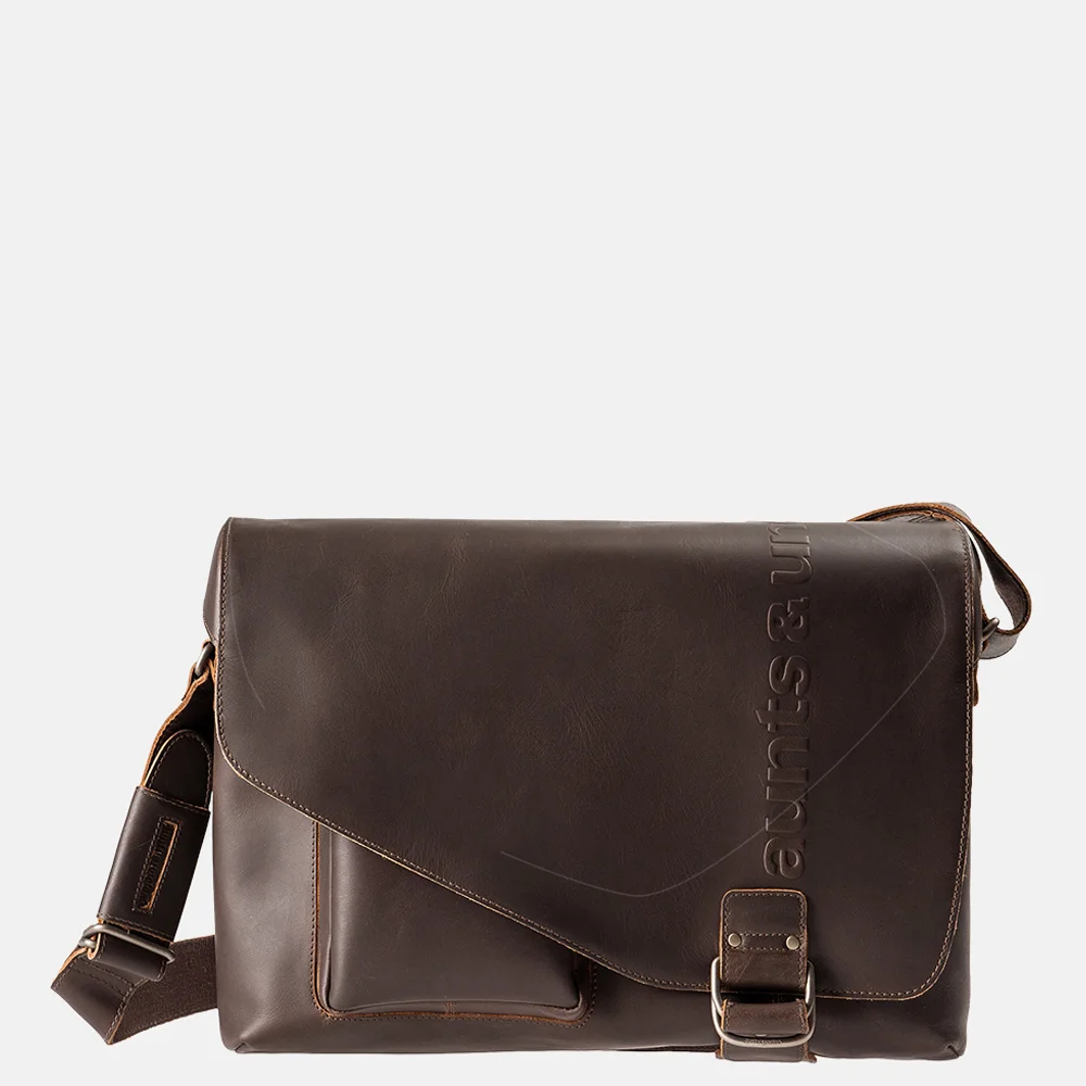 Aunts and Uncles Judd Hunter big laptoptas vintage brown 019058 Bruin